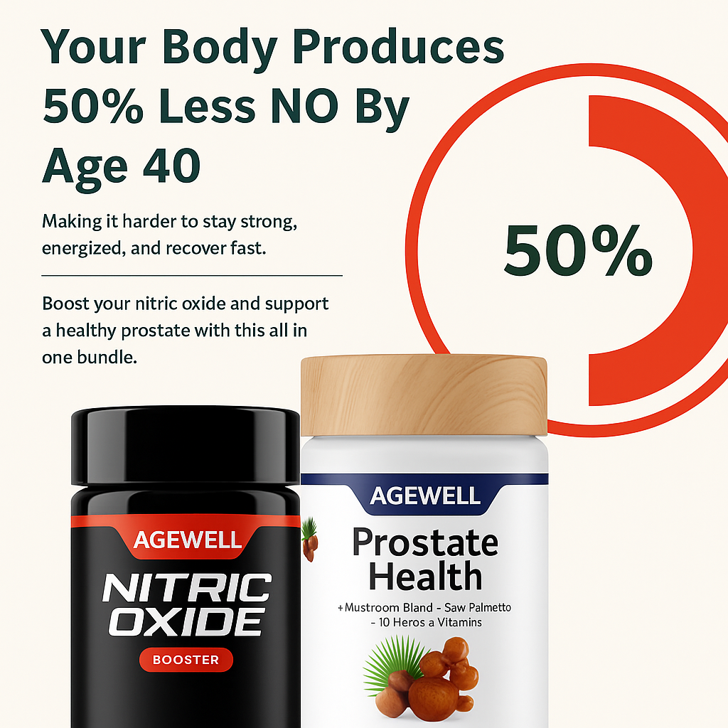 3x Prostate Health Supplement + 3x FREE Nitric Oxide Booster