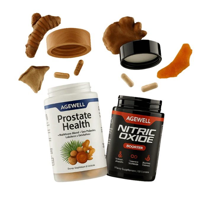 2x Prostate Health Supplement + 2x FREE Nitric Oxide Booster