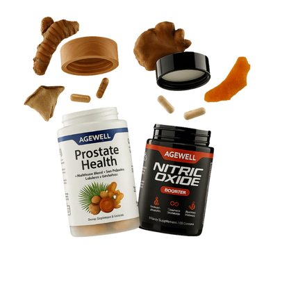 2x Prostate Health Supplement + 2x FREE Nitric Oxide Booster