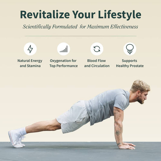 Prostate Health Supplement + FREE Nitric Oxide Booster